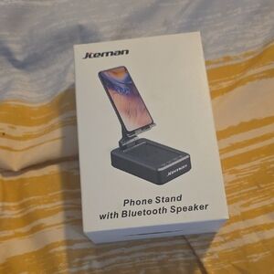 Jteman Phone Stand with Bluetooth Speaker